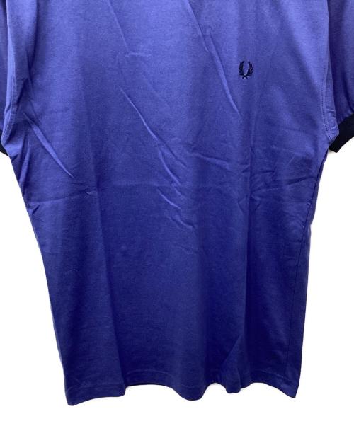FRED PERRY（フレッドペリー）FRED PERRY (フレッドペリー) リンガーTシャツ ブルー サイズ:Sの古着・服飾アイテム