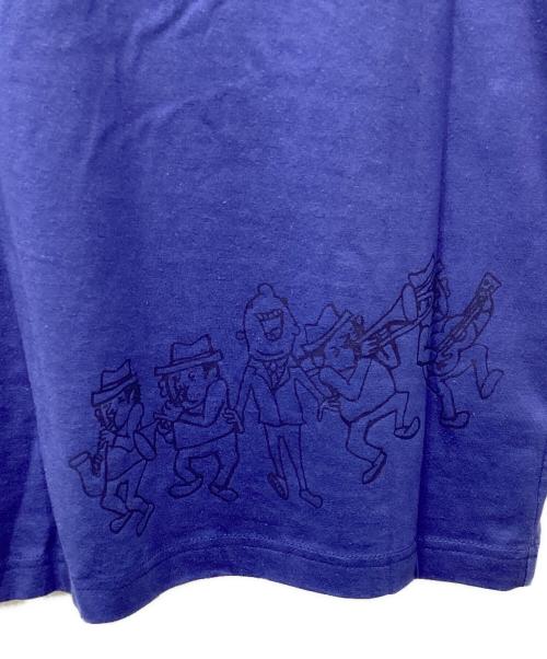FRED PERRY（フレッドペリー）FRED PERRY (フレッドペリー) リンガーTシャツ ブルー サイズ:Sの古着・服飾アイテム
