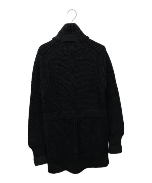 BURBERRY LONDON（バーバリーロンドン）BURBERRY LONDON (バーバリーロンドン) スナップニットコート ブラック サイズ:表記無しの古着・服飾アイテム