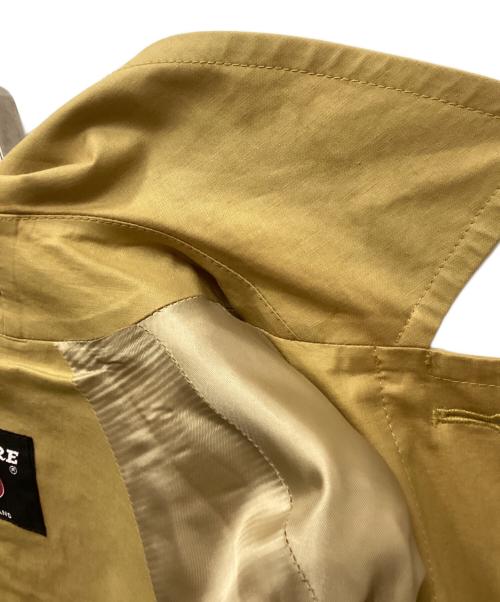 INVERTERE（インバーティア）INVERTERE (インバーティア) ステンカラーコート イエロー サイズ:36の古着・服飾アイテム