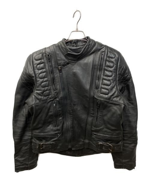 FORCE（フォース）FORCE (フォース) ライダースレザージャケット ブラック サイズ:40の古着・服飾アイテム