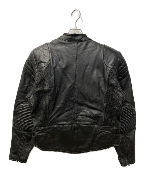 FORCE（フォース）FORCE (フォース) ライダースレザージャケット ブラック サイズ:40の古着・服飾アイテム