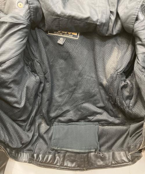 FORCE（フォース）FORCE (フォース) ライダースレザージャケット ブラック サイズ:40の古着・服飾アイテム