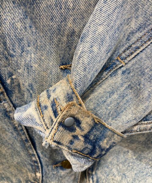 palmetto's（パルメトー）palmetto's (パルメトー) 80s-90s/ケミカルウォッシュデニムジャケット インディゴ サイズ:Ｌの古着・服飾アイテム