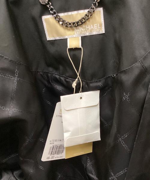 MICHAEL MICHAEL KORS（マイケル マイケルコース）MICHAEL MICHAEL KORS (マイケル マイケルコース) トレンチコート ブラック サイズ:L 未使用品の古着・服飾アイテム