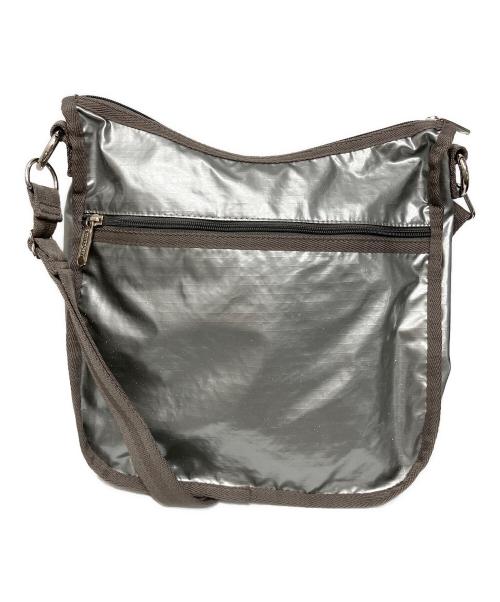 LeSportsac（レスポートサック）LeSportsac (レスポートサック) テーピングラメショルダーバッグ シルバーの古着・服飾アイテム