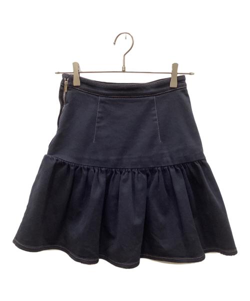 MIU MIU（ミュウミュウ）MIU MIU (ミュウミュウ) コットンデニムスカート ネイビー サイズ:36の古着・服飾アイテム