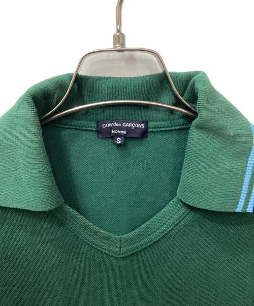 COMME des GARCONS HOMME（コムデギャルソン オム）COMME des GARCONS HOMME (コムデギャルソン オム) ポロシャツ グリーン サイズ:Sの古着・服飾アイテム