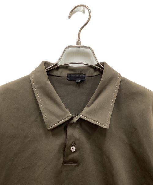 COMME des GARCONS HOMME（コムデギャルソン オム）COMME des GARCONS HOMME (コムデギャルソン オム) 切替ポロシャツ ピンク×ブラウン サイズ:Mの古着・服飾アイテム