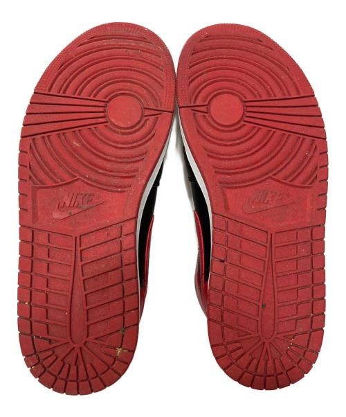 NIKE（ナイキ）NIKE (ナイキ) Air Jordan 1 Mid スニーカー ブラック×レッド サイズ:27cmの古着・服飾アイテム