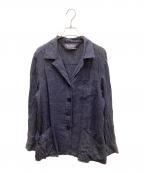 Max Mara WEEK END LINEマックスマーラ ウイークエンドライン）の古着「リネンブレンドジャケット」｜ネイビー
