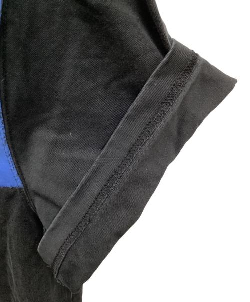 ADER error（アーダーエラー）ADER error (アーダーエラー) TRS Tag t-shirt 02 ブルー×ブラック サイズ:Lの古着・服飾アイテム