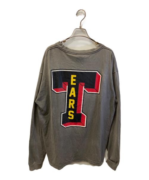 SAINT MICHAEL（セントマイケル）SAINT MICHAEL (セントマイケル) Denim Tears (デニムティアーズ) ヴィンテージ加工LSカットソー ブラック サイズ:Lの古着・服飾アイテム