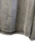 中古・古着 SAINT MICHAEL (セントマイケル) Denim Tears (デニムティアーズ) ヴィンテージ加工LSカットソー ブラック サイズ:L：18000円