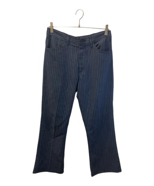 LEVI'S（リーバイス）LEVI'S (リーバイス) ピンストライプスタプレパンツ ネイビー サイズ:表記無しの古着・服飾アイテム