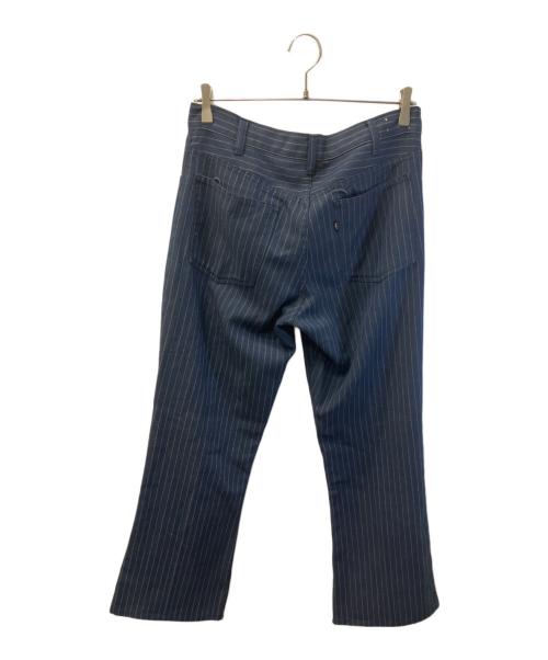 LEVI'S（リーバイス）LEVI'S (リーバイス) ピンストライプスタプレパンツ ネイビー サイズ:表記無しの古着・服飾アイテム