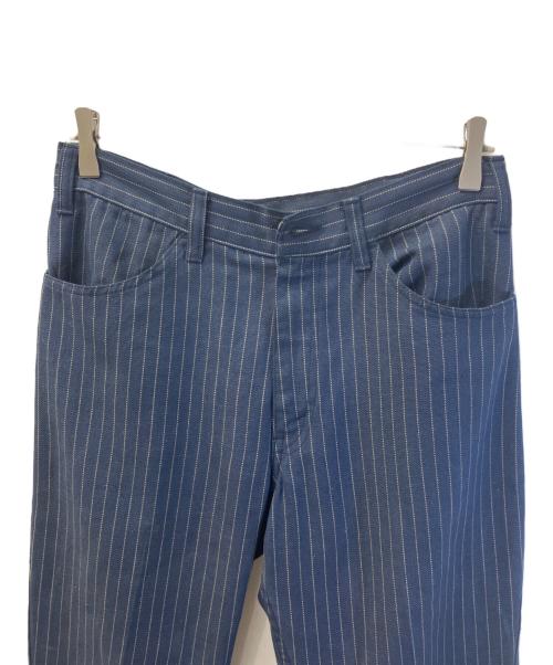 LEVI'S（リーバイス）LEVI'S (リーバイス) ピンストライプスタプレパンツ ネイビー サイズ:表記無しの古着・服飾アイテム