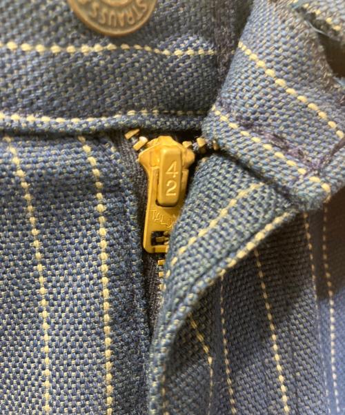 LEVI'S（リーバイス）LEVI'S (リーバイス) ピンストライプスタプレパンツ ネイビー サイズ:表記無しの古着・服飾アイテム