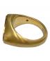 DIESEL (ディーゼル) D-LOGO RING/ディーロゴリング ゴールド サイズ:6.5：4500円