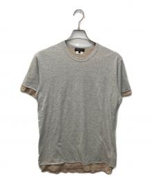COMME des GARCONS HOMME PLUS（コムデギャルソンオムプリュス）の古着「半袖カットソー」｜グレー