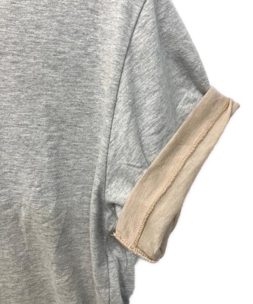 COMME des GARCONS HOMME PLUS（コムデギャルソンオムプリュス）COMME des GARCONS HOMME PLUS (コムデギャルソンオムプリュス) 半袖カットソー グレー サイズ:Mの古着・服飾アイテム