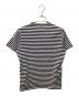 中古・古着 MONCLER (モンクレール) MAGLIA T-SHIRT ホワイト×ネイビー サイズ:M：9000円