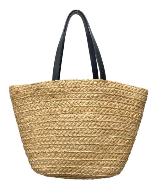 Kate Spade（ケイトスペード）Kate Spade (ケイトスペード) Picnic Perfect Straw Bee Tote ベージュの古着・服飾アイテム