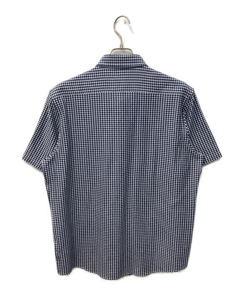 LACOSTE（ラコステ）LACOSTE (ラコステ) ギンガムチェックシャツ ブルー サイズ:M/Lの古着・服飾アイテム