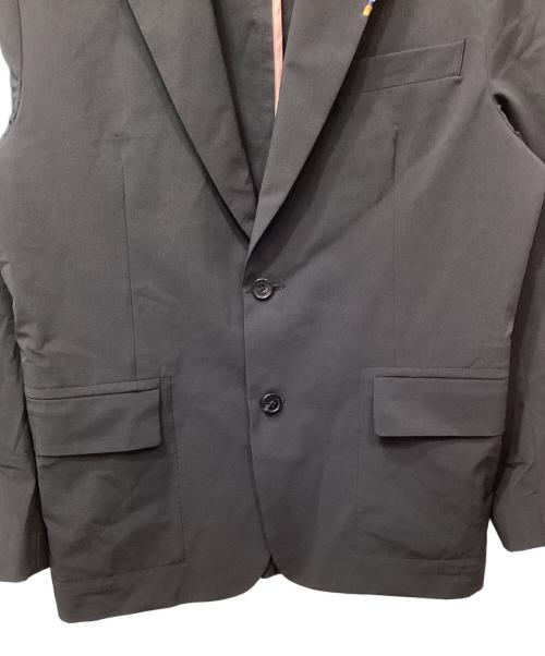 PAUL SMITH（ポールスミス）Paul Smith (ポールスミス) ナイロンストレッチーラードジャケット ブラック サイズ:Lの古着・服飾アイテム
