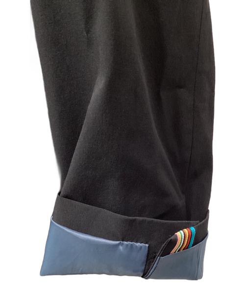 PAUL SMITH（ポールスミス）Paul Smith (ポールスミス) ナイロンストレッチーラードジャケット ブラック サイズ:Lの古着・服飾アイテム