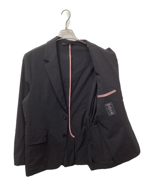 PAUL SMITH（ポールスミス）Paul Smith (ポールスミス) ナイロンストレッチーラードジャケット ブラック サイズ:Lの古着・服飾アイテム