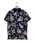 POLO RALPH LAURENポロ・ラルフローレン）の古着「HAWAIIAN BEAR CUSTOM SLIM FIT ポロシャツ」｜ネイビー