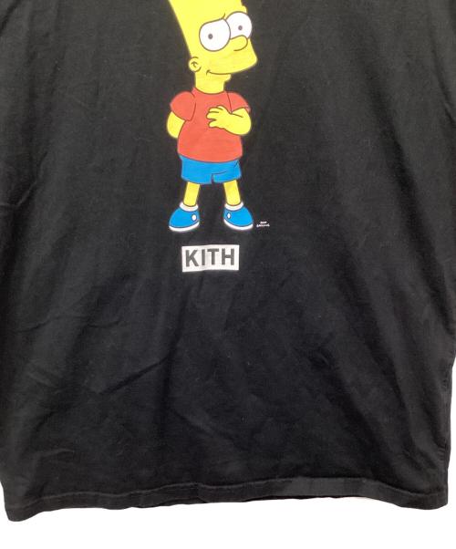 KITH（キス）KITH (キス) THE SIMPSONS (ザ シンプソンズ) 半袖Tシャツ ブラック サイズ:Lの古着・服飾アイテム