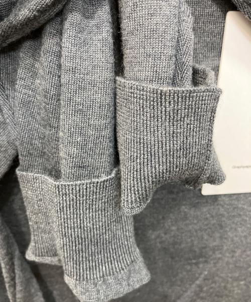 Graphpaper（グラフペーパー）Graphpaper (グラフペーパー) High Gauge Crew Neck Knit/ハイゲージクルーネックニット グレー サイズ:2の古着・服飾アイテム