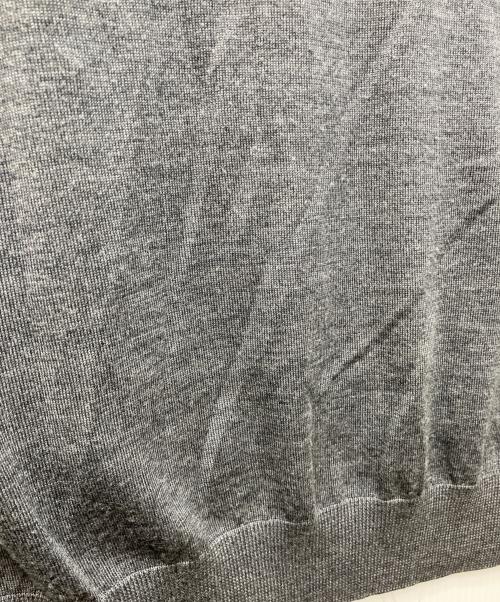 Graphpaper（グラフペーパー）Graphpaper (グラフペーパー) High Gauge Crew Neck Knit/ハイゲージクルーネックニット グレー サイズ:2の古着・服飾アイテム