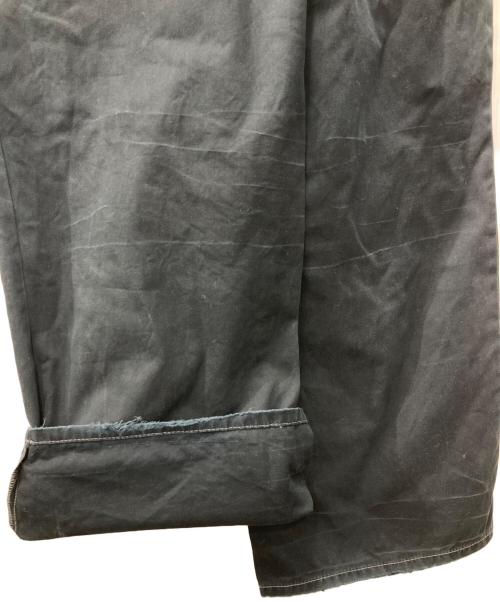 POLO RALPH LAUREN（ポロ・ラルフローレン）POLO RALPH LAUREN (ポロ・ラルフローレン) 90s/ダブルニーコットンワイドパンツ ネイビー サイズ:32/32の古着・服飾アイテム