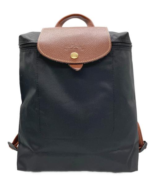 LONGCHAMP（ロンシャン）LONGCHAMP (ロンシャン) ル プリアージュ オリジナル M バックパック ブラックの古着・服飾アイテム