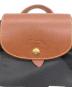 中古・古着 LONGCHAMP (ロンシャン) ル プリアージュ オリジナル M バックパック ブラック：15000円