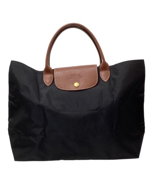 LONGCHAMP（ロンシャン）LONGCHAMP (ロンシャン) ハンドバッグ ブラックの古着・服飾アイテム