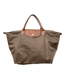 LONGCHAMP（ロンシャン）の古着「ハンドバッグ」｜ブラウン