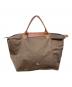 LONGCHAMP (ロンシャン) ハンドバッグ ブラウン：5000円