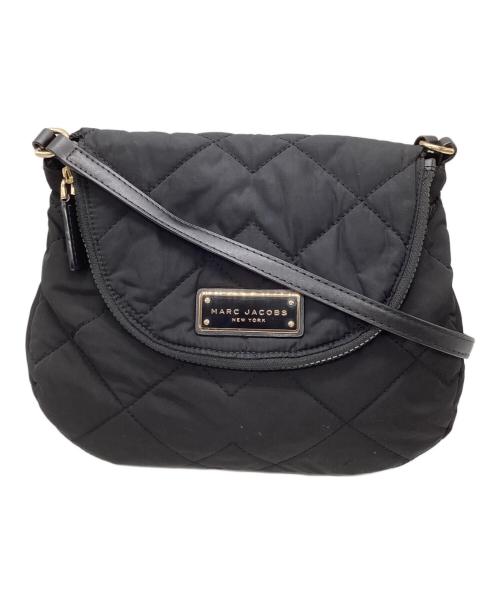 MARC JACOBS（マークジェイコブス）MARC JACOBS (マークジェイコブス) ロゴプレートキルティングショルダーバッグ ブラックの古着・服飾アイテム
