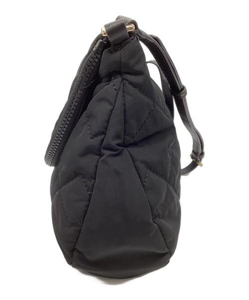 MARC JACOBS（マークジェイコブス）MARC JACOBS (マークジェイコブス) ロゴプレートキルティングショルダーバッグ ブラックの古着・服飾アイテム