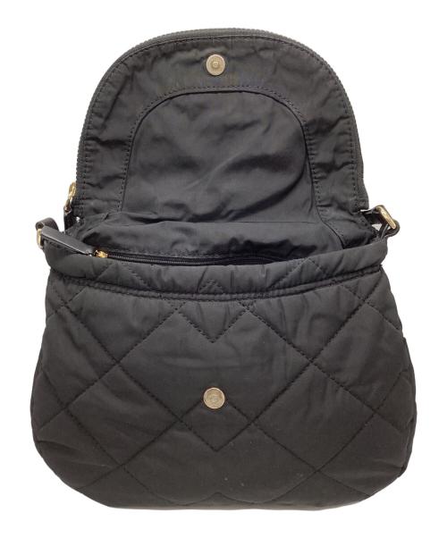 MARC JACOBS（マークジェイコブス）MARC JACOBS (マークジェイコブス) ロゴプレートキルティングショルダーバッグ ブラックの古着・服飾アイテム