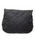MARC JACOBS (マークジェイコブス) ロゴプレートキルティングショルダーバッグ ブラック：6000円