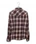 TRUE RELIGION (トゥルー レリジョン) ウエスタンシャツ レッド×グレー サイズ:M：5000円