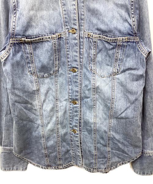 Loungedress（ラウンジドレス）Loungedress (ラウンジドレス) デニムシャツジャケット スカイブルー サイズ:freeの古着・服飾アイテム