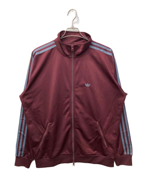adidas（アディダス）adidas (アディダス) BECKENBAUER TRACK TOP/ベッケンバウアートラックトップジャケット レッド サイズ:Mの古着・服飾アイテム
