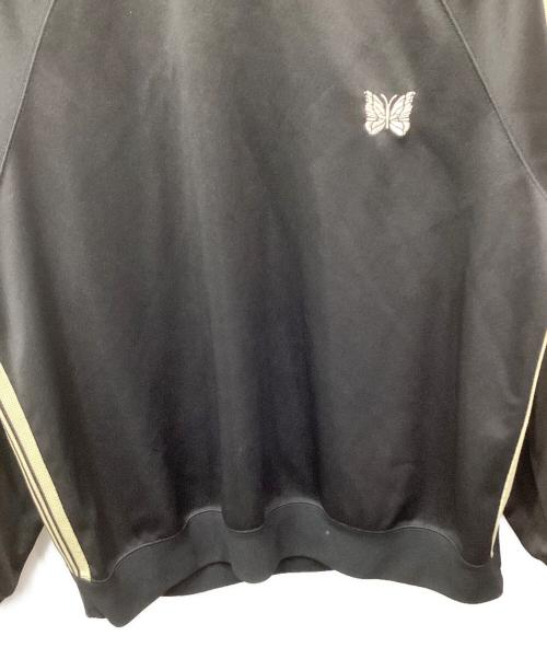 Needles（ニードルズ）Needles (ニードルズ) TRACK CREW NECK SHIRT / トラッククルーネックシャツ ブラック サイズ:Lの古着・服飾アイテム