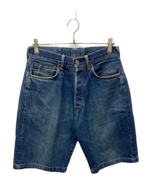 EVISU（エヴィス）EVISU (エヴィス) カモメペイントデニムショーツ ブルー サイズ:32の古着・服飾アイテム